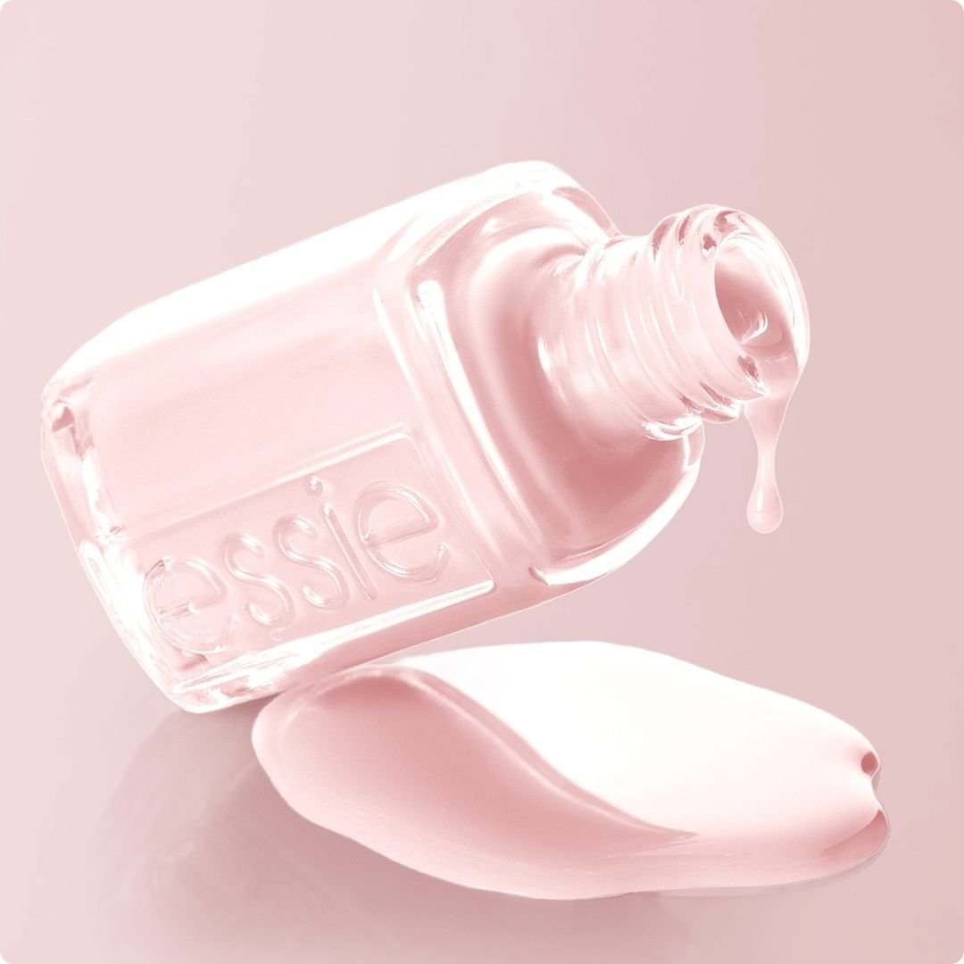 2025 consumer product division brand essie pink nail paint bottle