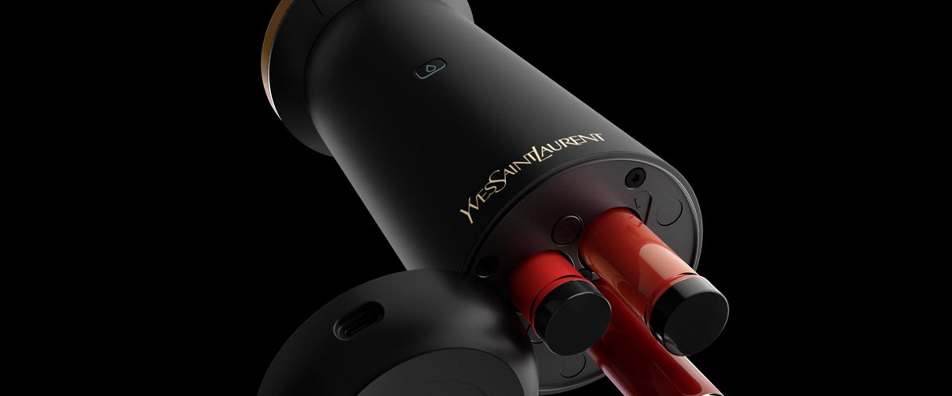Yves Saint Laurent présente un gadget révolutionnaire pour créer son rouge  à lèvres maison - Elle