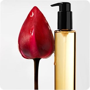 2025professionalproductsdivisionshuuemuraartof hairredflowerandbeigecolortransparentbottle