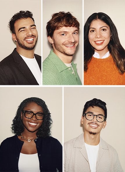 Life is too Short HR Campaign - Hero Banner with 5 Candidates Male & Female